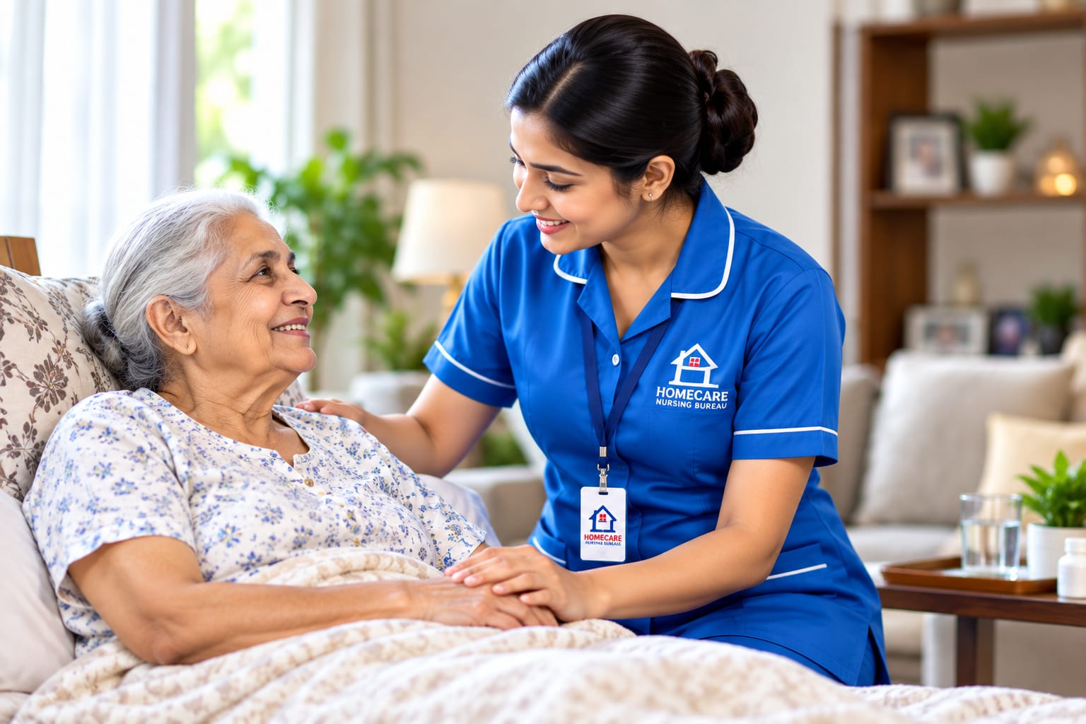 24 Hour Caretaker Service in Pune - Home Care Nursing Bureau